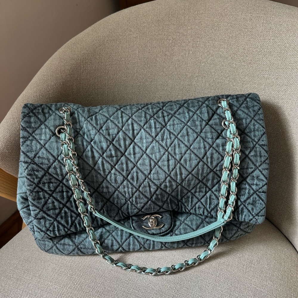 Chanel XXL denim bag denimpression